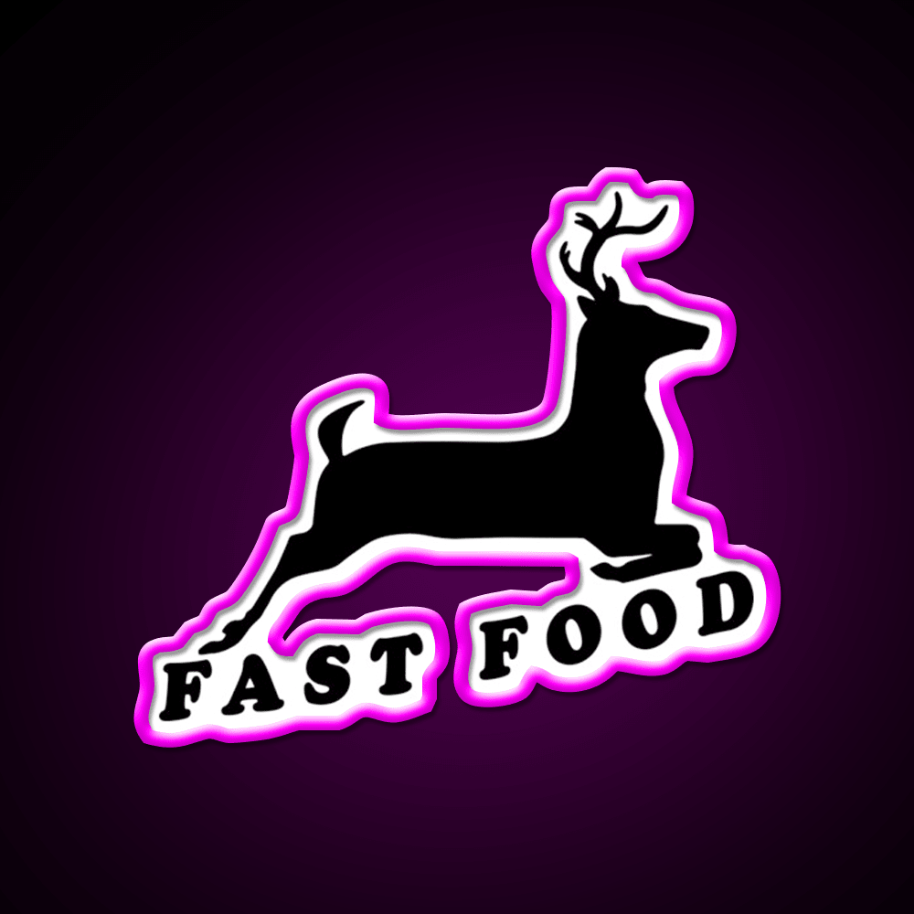 Canadian Fast Food Led Neon Sign For Burger Place Rgb Color - Shineneon