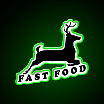 Canadian Fast Food Led Neon Sign For Burger Place Rgb Color - Shineneon