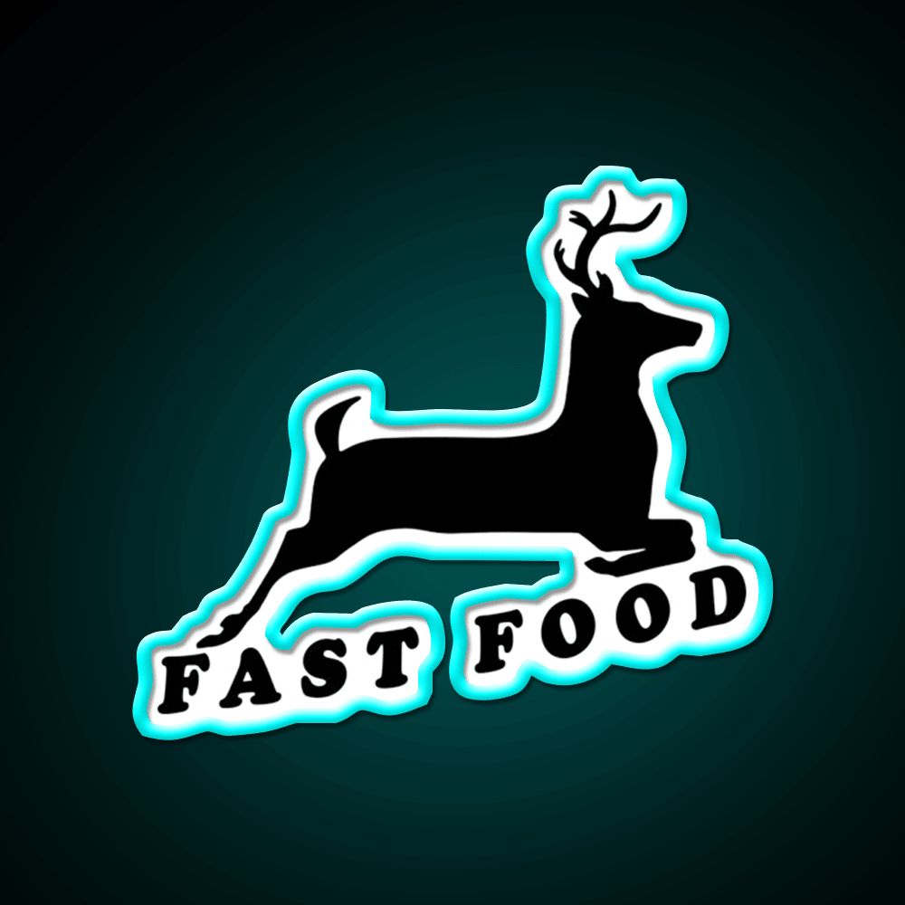 Canadian Fast Food Led Neon Sign For Burger Place Rgb Color - Shineneon