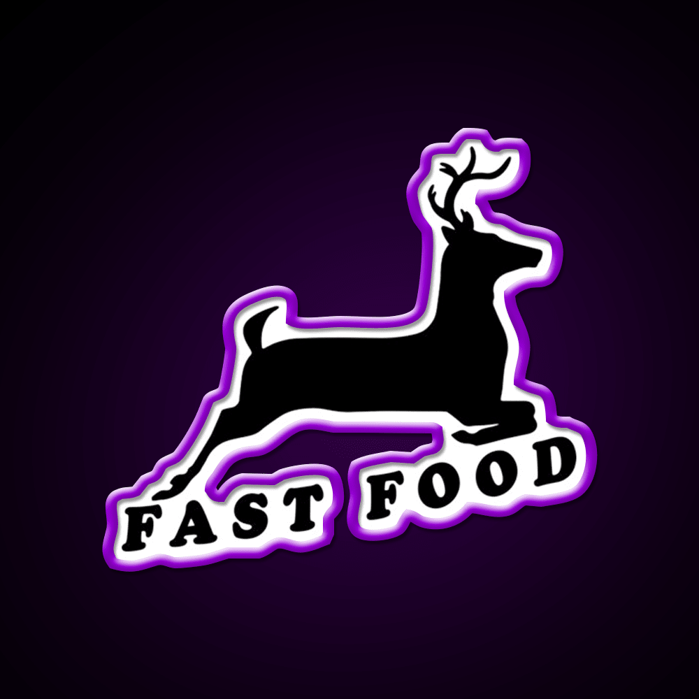Canadian Fast Food Led Neon Sign For Burger Place Rgb Color - Shineneon