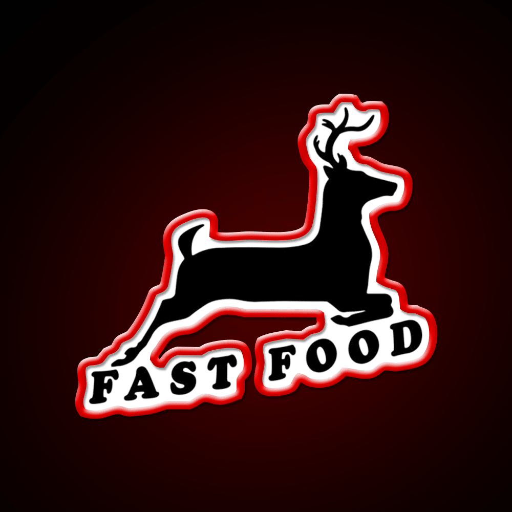 Canadian Fast Food Led Neon Sign For Burger Place Rgb Color - Shineneon