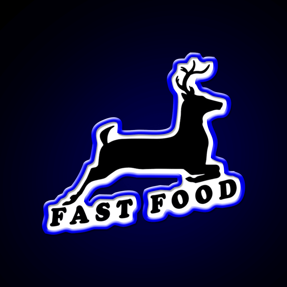 Canadian Fast Food Led Neon Sign For Burger Place Rgb Color - Shineneon