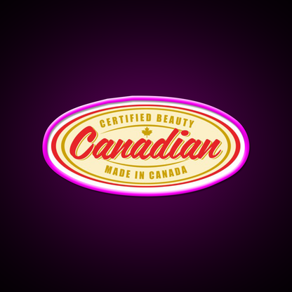 Canadian Tim Hortons Certified Beauty Green Leaf Led Neon Sign Rgb Color - Neon sign mounted on wall in room