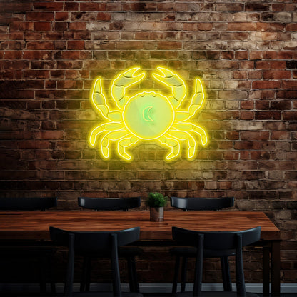 Cancer Crab Sign Zodiac Neon Signs - Shineneon