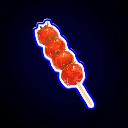 Candied Strawberry Snack Food Led Neon Sign Rgb Color - Shineneon
