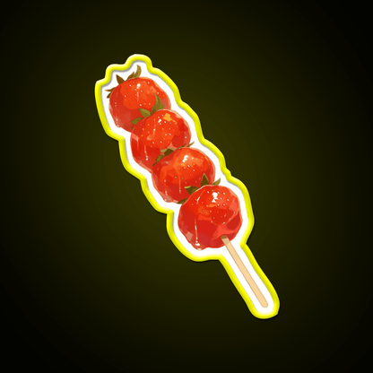 Candied Strawberry Snack Food Led Neon Sign Rgb Color - Shineneon