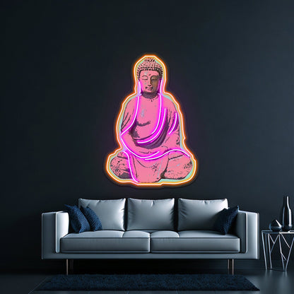 Candy Buddha Artwork Business Neon Sign - Shineneon