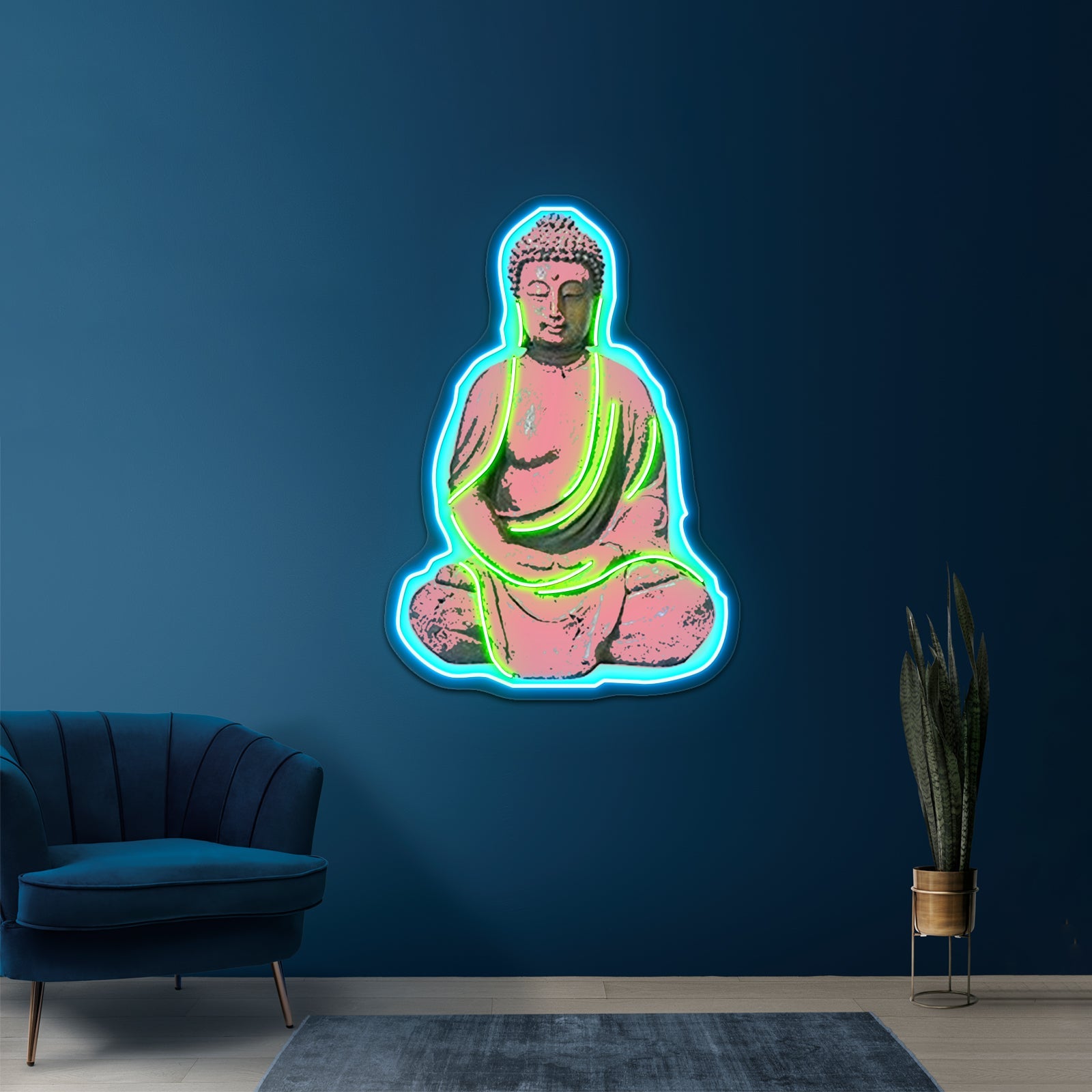 Candy Buddha Artwork Business Neon Sign - Shineneon
