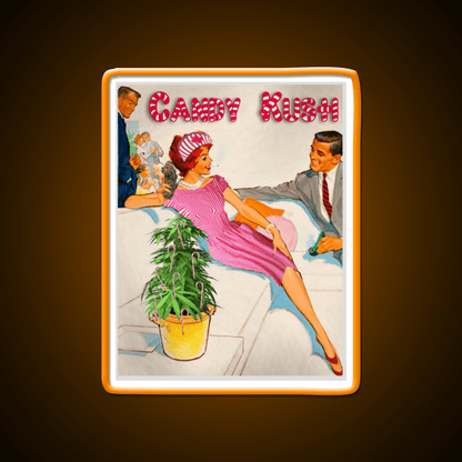 Candy Kush Hemp Inspired Green Leaf Led Neon Sign Rgb Color - Shineneon