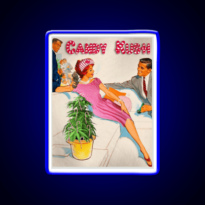 Candy Kush Hemp Inspired Green Leaf Led Neon Sign Rgb Color - Shineneon
