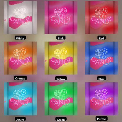 Candy LED Neon Sign Wall Neon Sign - 05 Color Grid