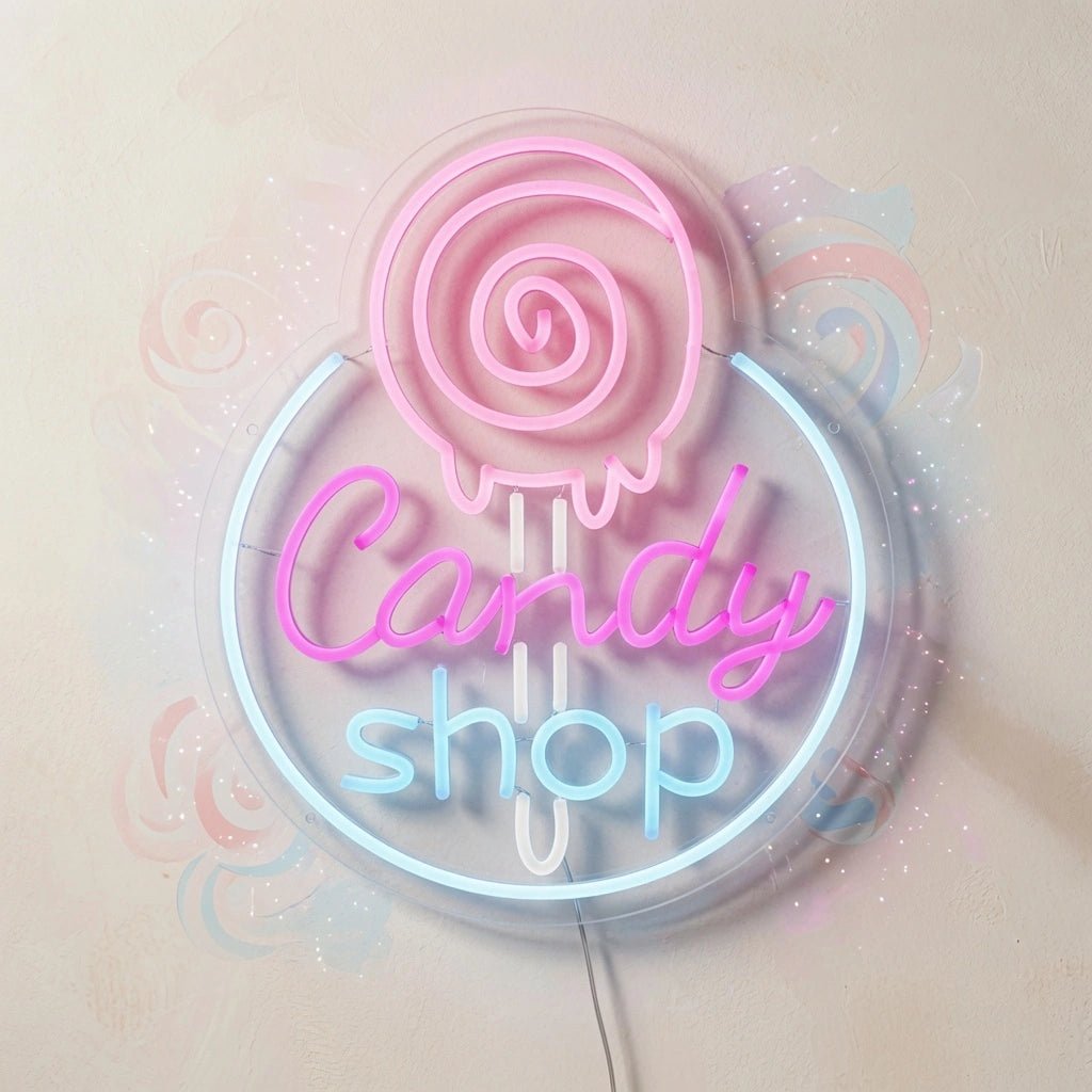 Candy Shop Business Wall Art LED Neon Sign - Shineneon
