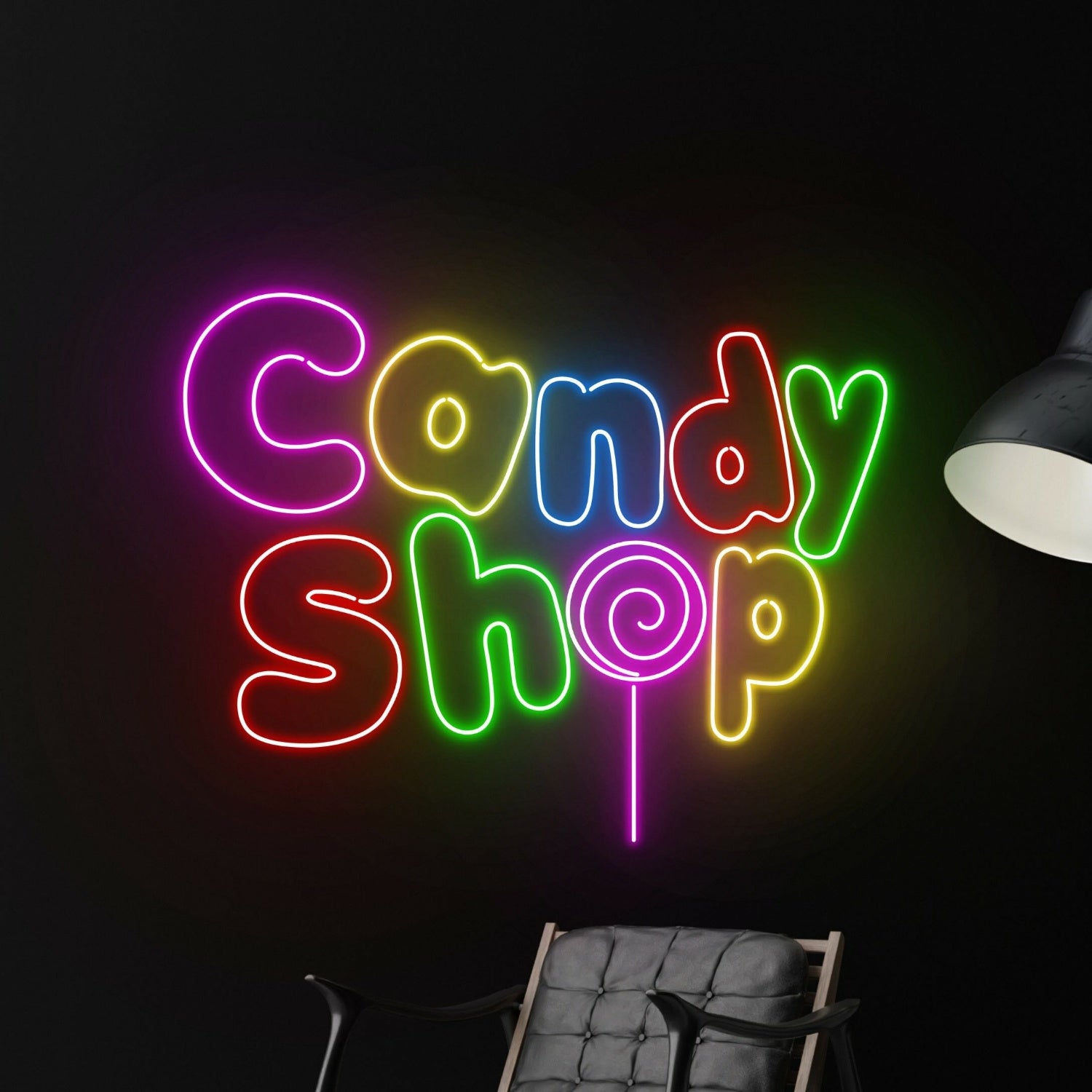 Candy Shop Custom Name Candy Shop Led Sign | Shineneon