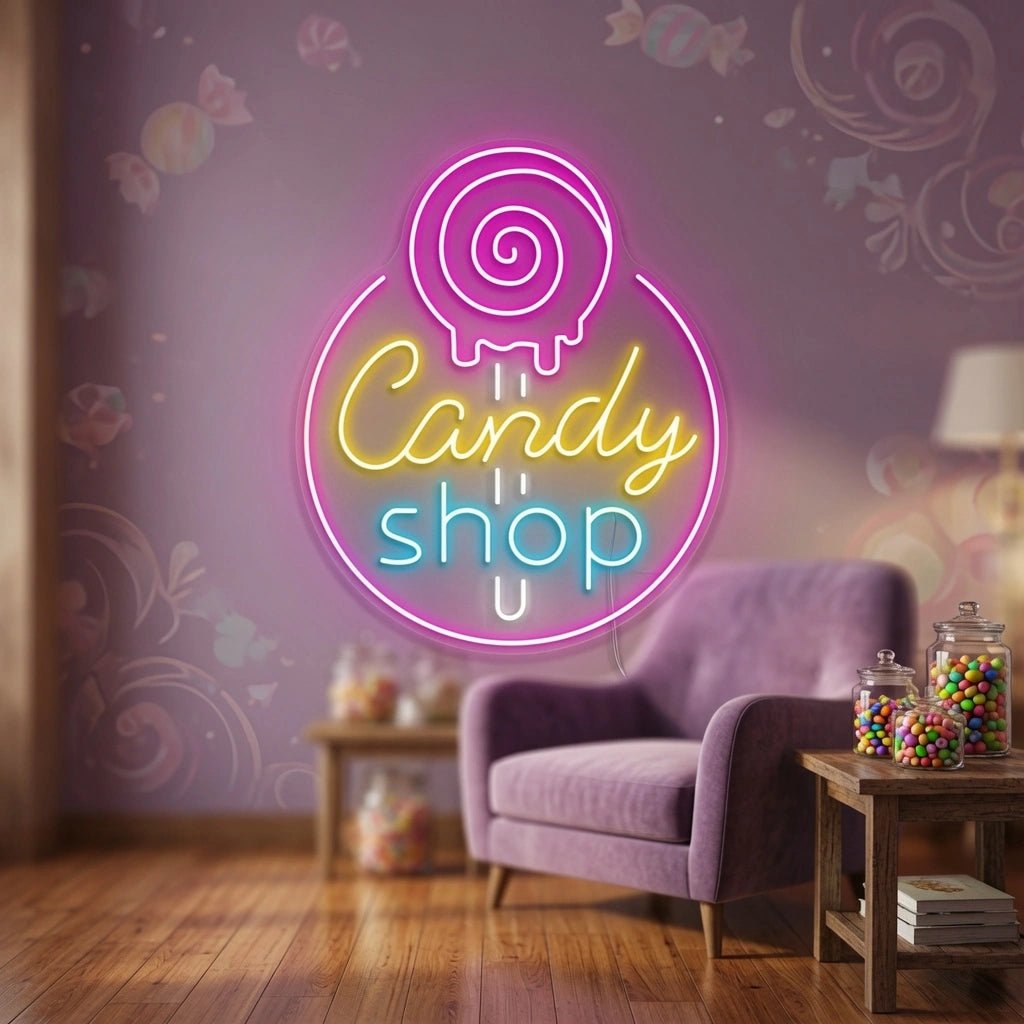 Candy Shop Hospitality Wall Decor LED Neon Sign - Shineneon