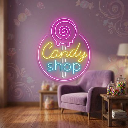 Candy Shop Hospitality Wall Decor LED Neon Sign - Shineneon