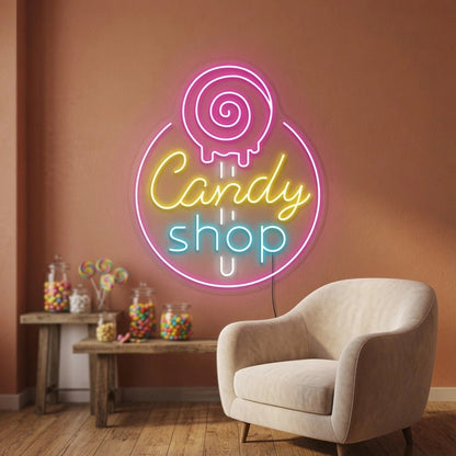 Candy Shop Hospitality Wall Decor LED Neon Sign - Shineneon