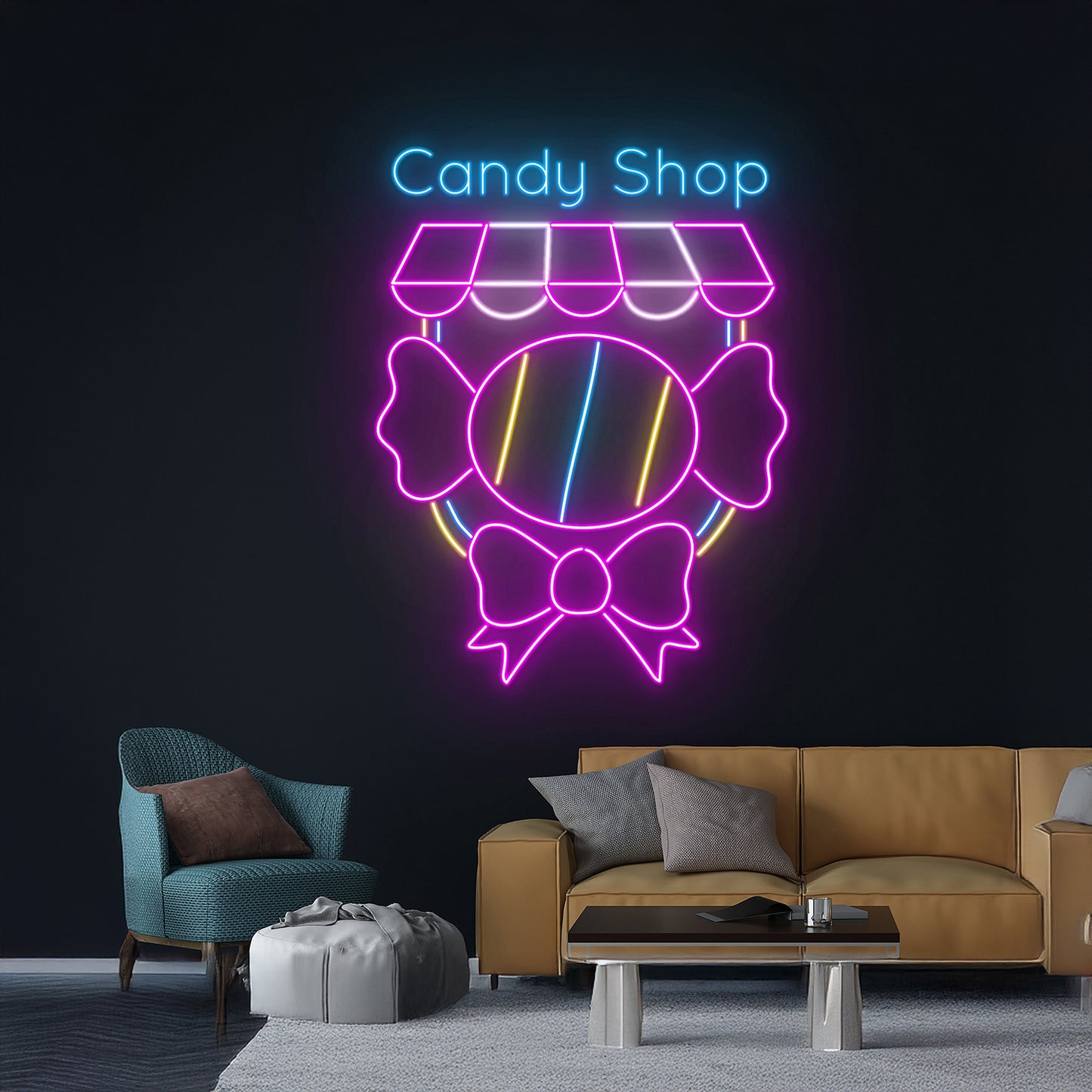 Candy Shop Led Sign