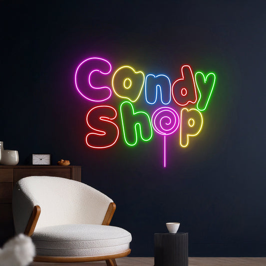 Candy Shop Neon Sign