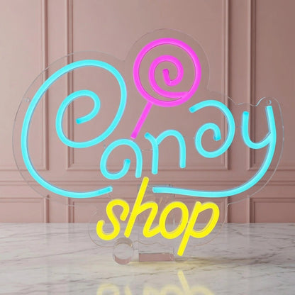 Candy Shop Wall Decor LED Neon Sign - Shineneon