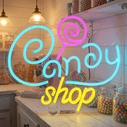 Candy Shop Wall Decor LED Neon Sign - Shineneon