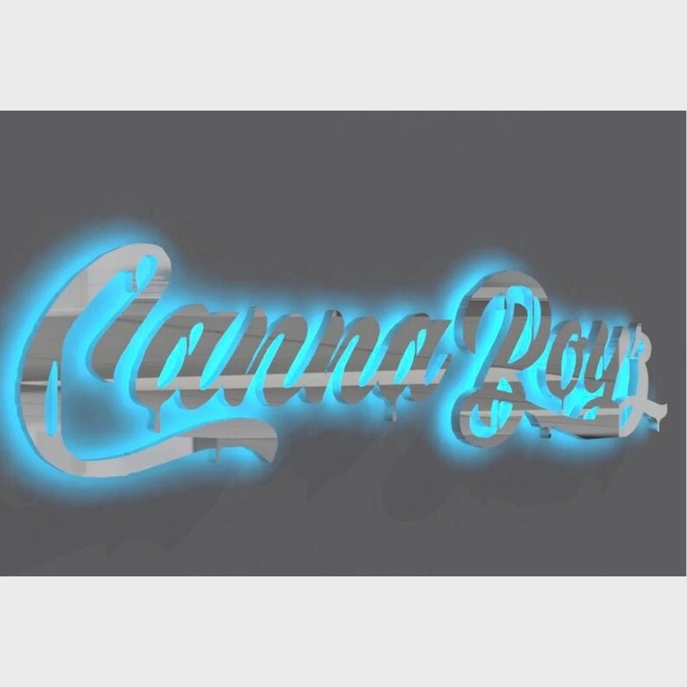 Canna Boys 3D Backlit Channel Letters Led Light Sign - Shineneon
