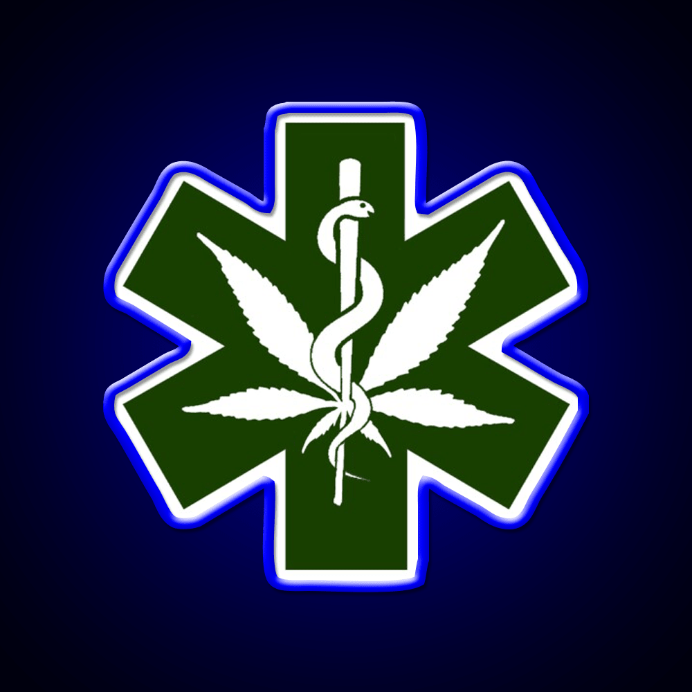 Canna Meds Hemp Inspired Green Leaf Led Neon Sign Rgb Color - Shineneon