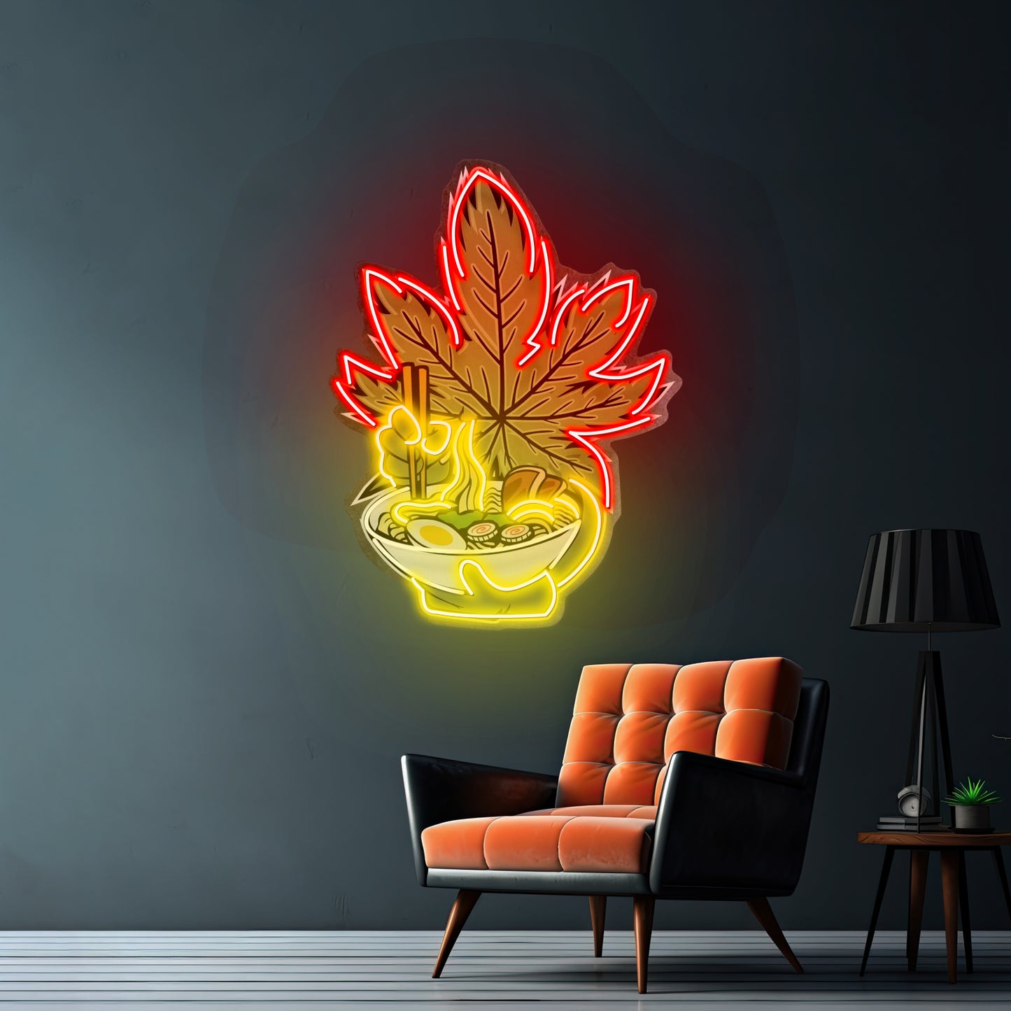 Cannabis Eat Ramen Custom Led Signs Artwork For Sale