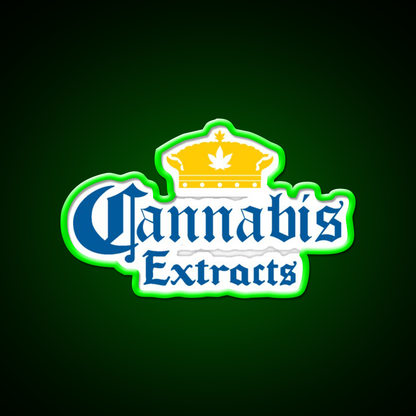 Cannabis Extracts Beer Bar Decor Led Neon Sign Rgb Color - LED neon sign view 8