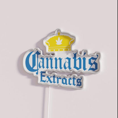 Cannabis Extracts Rgb Led Neon Sign - Shineneon