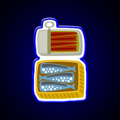 Canned Fish Snack Food Led Neon Sign Rgb Color - Shineneon