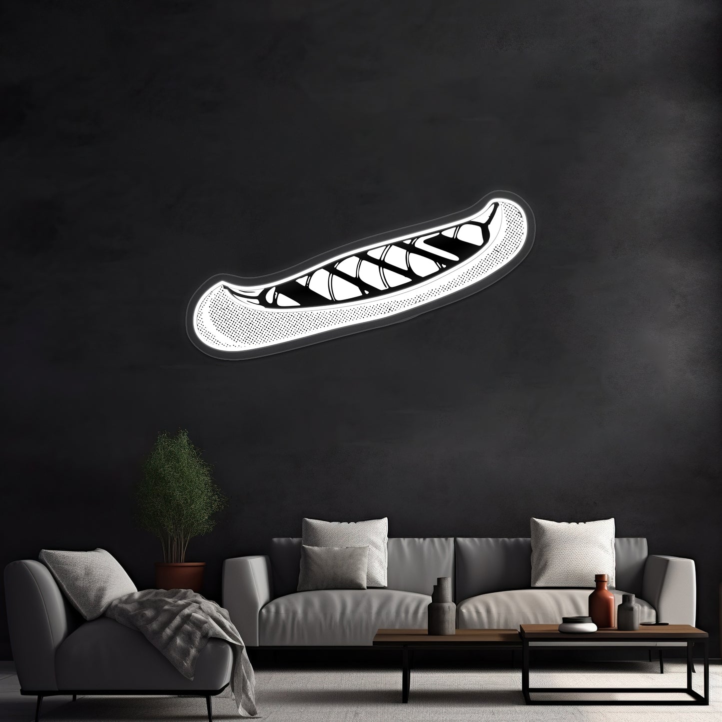 Canoe Wall Artwork Neon Signs