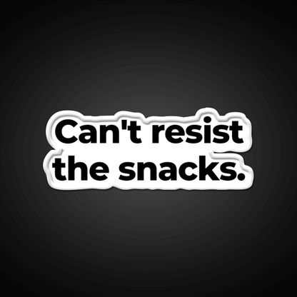 Cant Resist The Snacks Snack Food Led Neon Sign Rgb Color - Shineneon