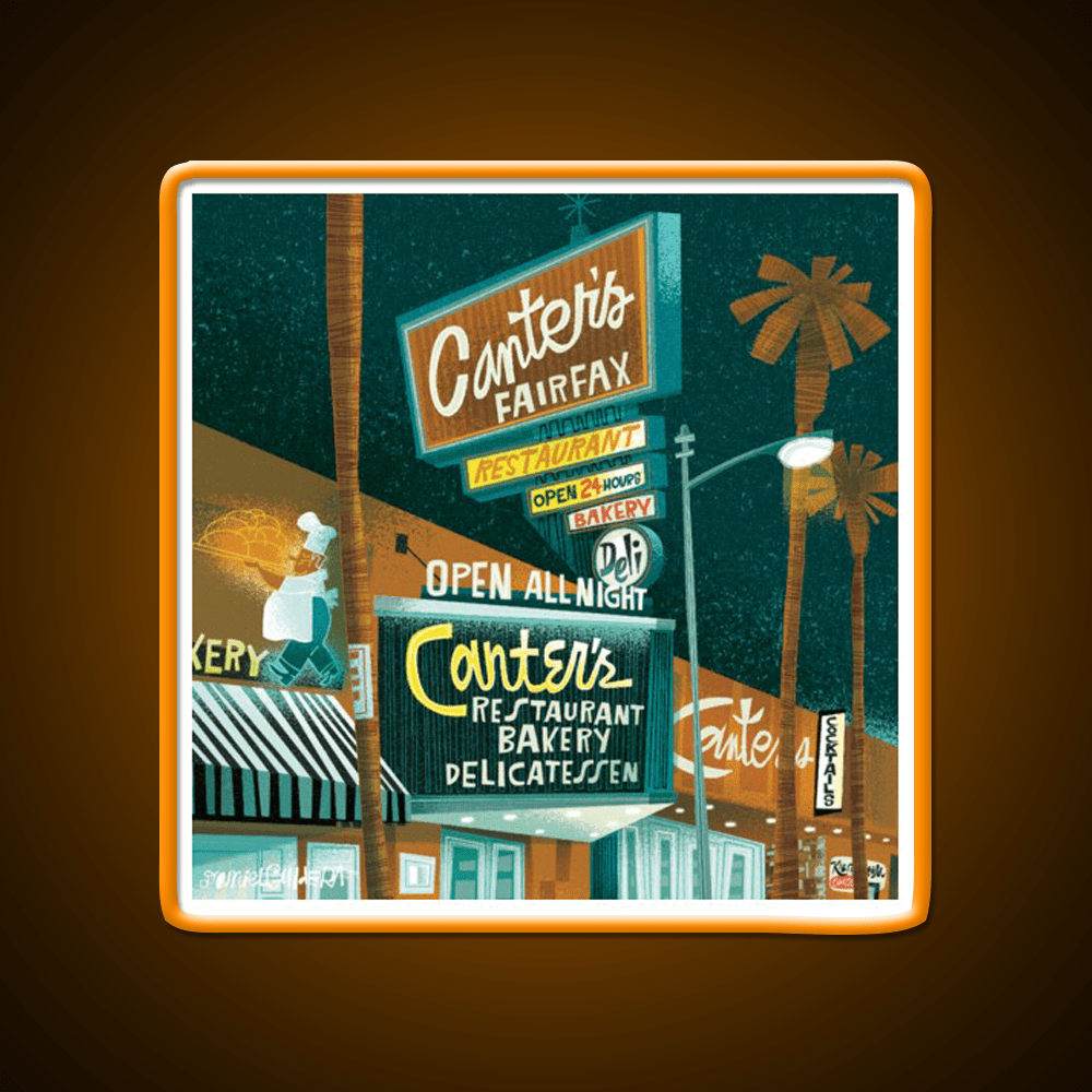Canters Fairfax Cocktail Bar Decor Led Neon Sign Rgb Color - Shineneon
