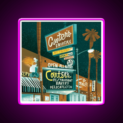 Canters Fairfax Cocktail Bar Decor Led Neon Sign Rgb Color - Shineneon