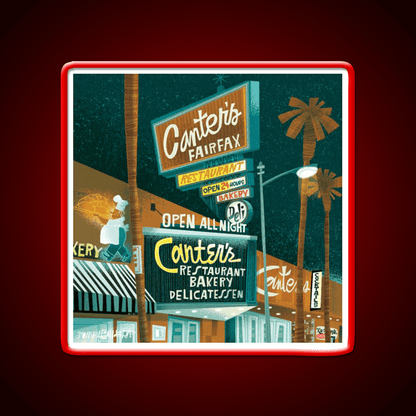 Canters Fairfax Cocktail Bar Decor Led Neon Sign Rgb Color - Shineneon