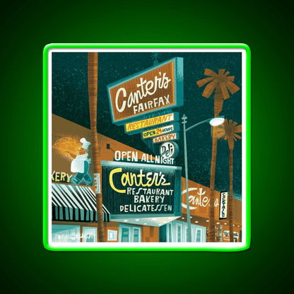 Canters Fairfax Cocktail Bar Decor Led Neon Sign Rgb Color - Shineneon