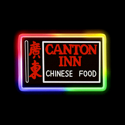 Canton Inn Led Neon Sign Chinese Food Rgb Color