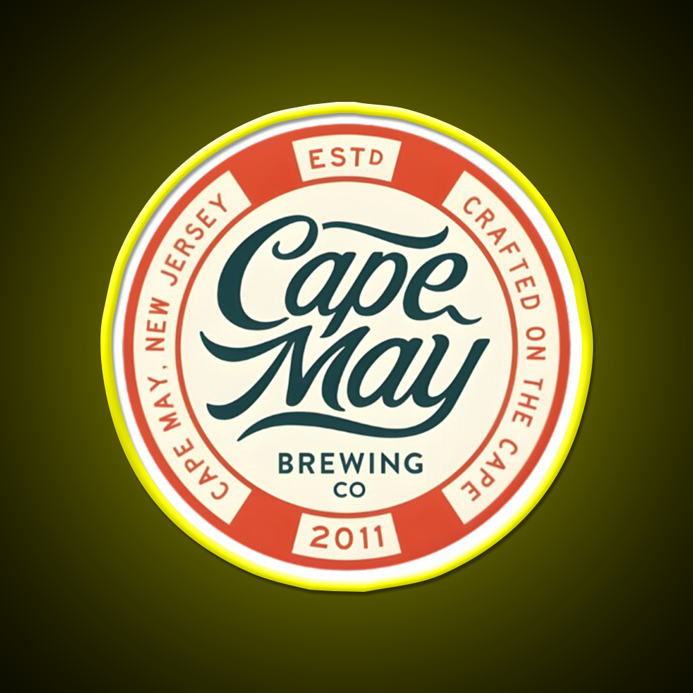 Cape May Brewing Co Beer Bar Decor Led Neon Sign Rgb Color - LED neon sign view 7