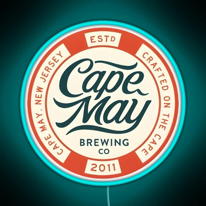 Cape May Brewing Co Rgb Led Neon Sign Pop Wall Art - Shineneon