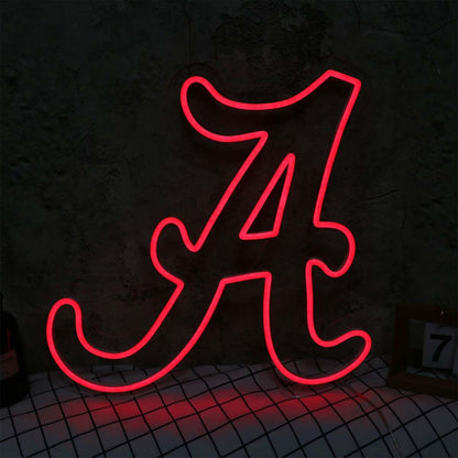 Capital Letter A Red Neon Sign | Shineneon