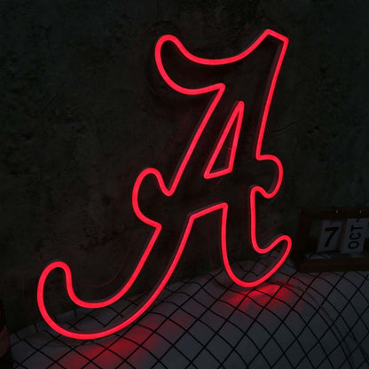 Capital Letter A Red Neon Sign | Shineneon