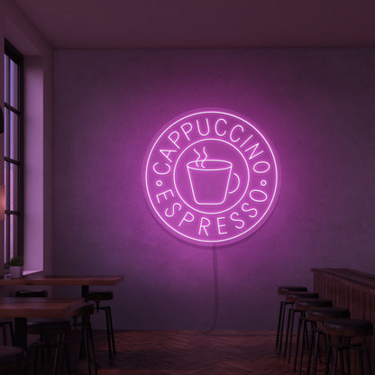 Cappuccino Espresso Neon Sign | Shineneon