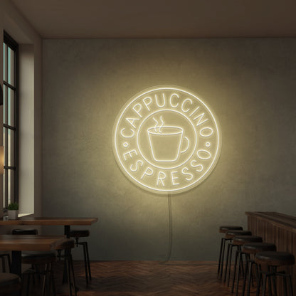 Cappuccino Espresso Neon Sign | Shineneon
