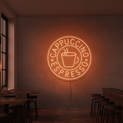 Cappuccino Espresso Neon Sign | Shineneon