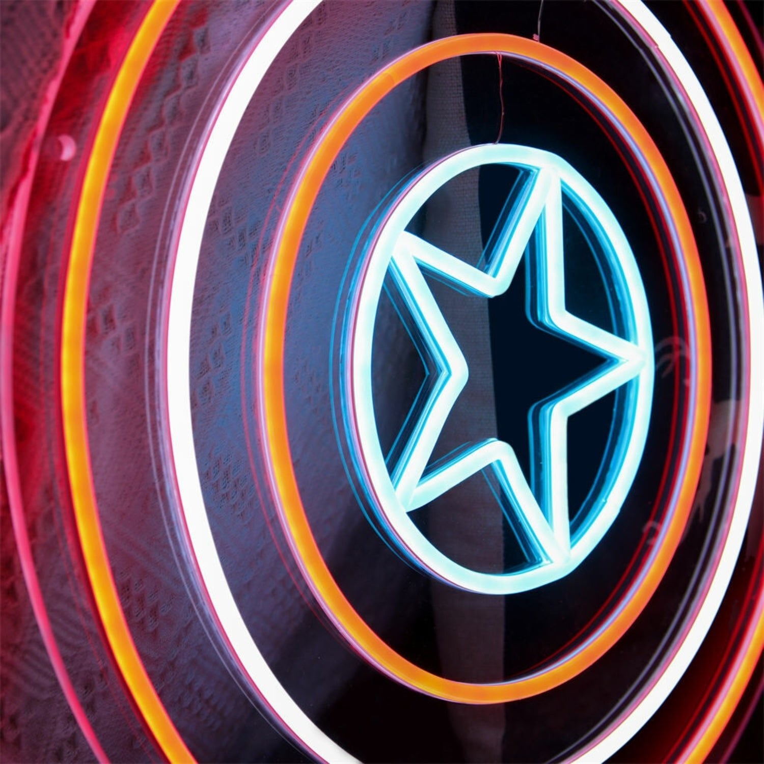 Captain American Shield Led Neon Sign - Shineneon