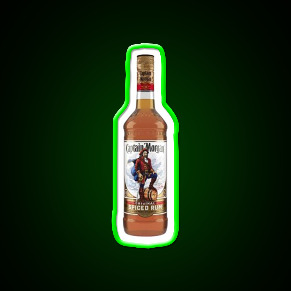 Captain Morgan Bottle Beer Bar Decor Led Neon Sign Rgb Color - LED neon sign view 8