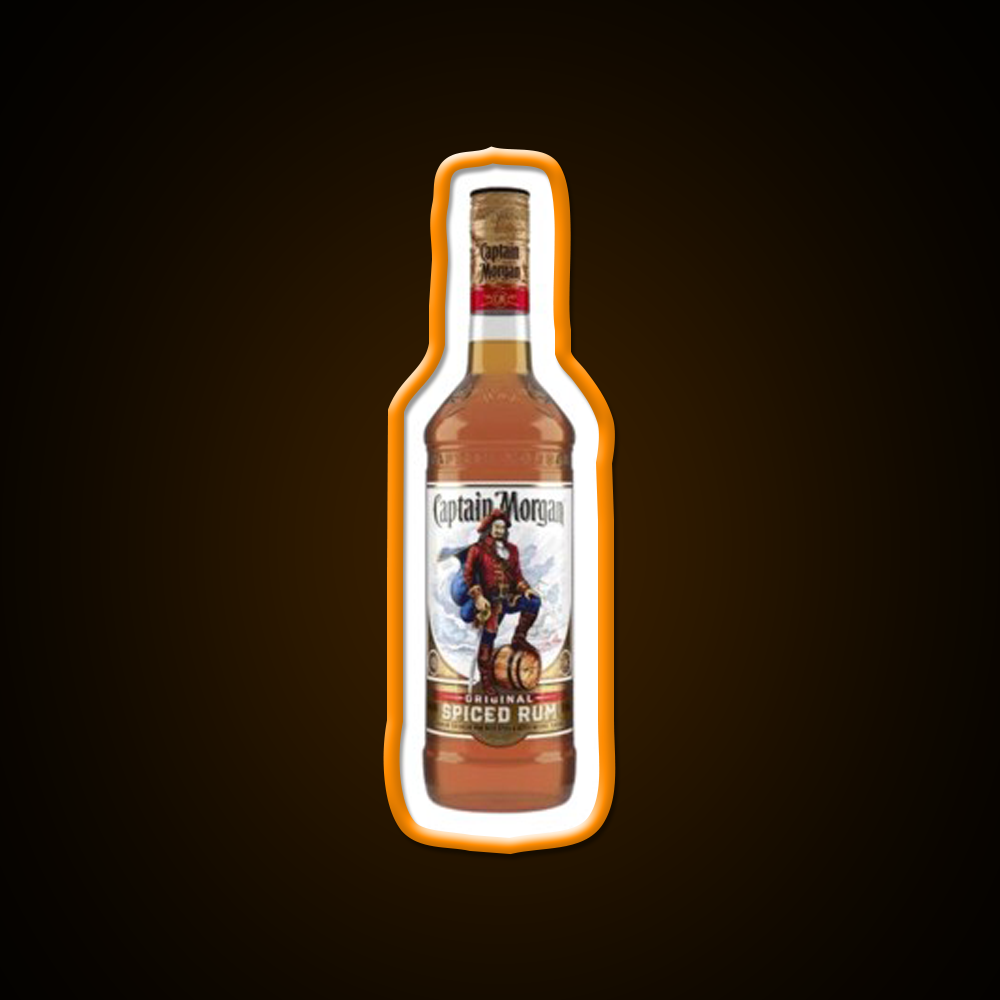 Captain Morgan Bottle Beer Bar Decor Led Neon Sign Rgb Color - LED neon sign view 6