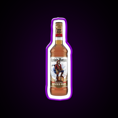 Captain Morgan Bottle Beer Bar Decor Led Neon Sign Rgb Color - LED neon sign view 9