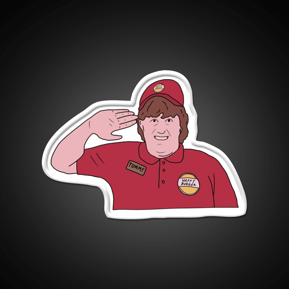 Captain Tommy Come Fly With Me Fast Food Led Neon Sign For Burger Place Rgb Color - Shineneon