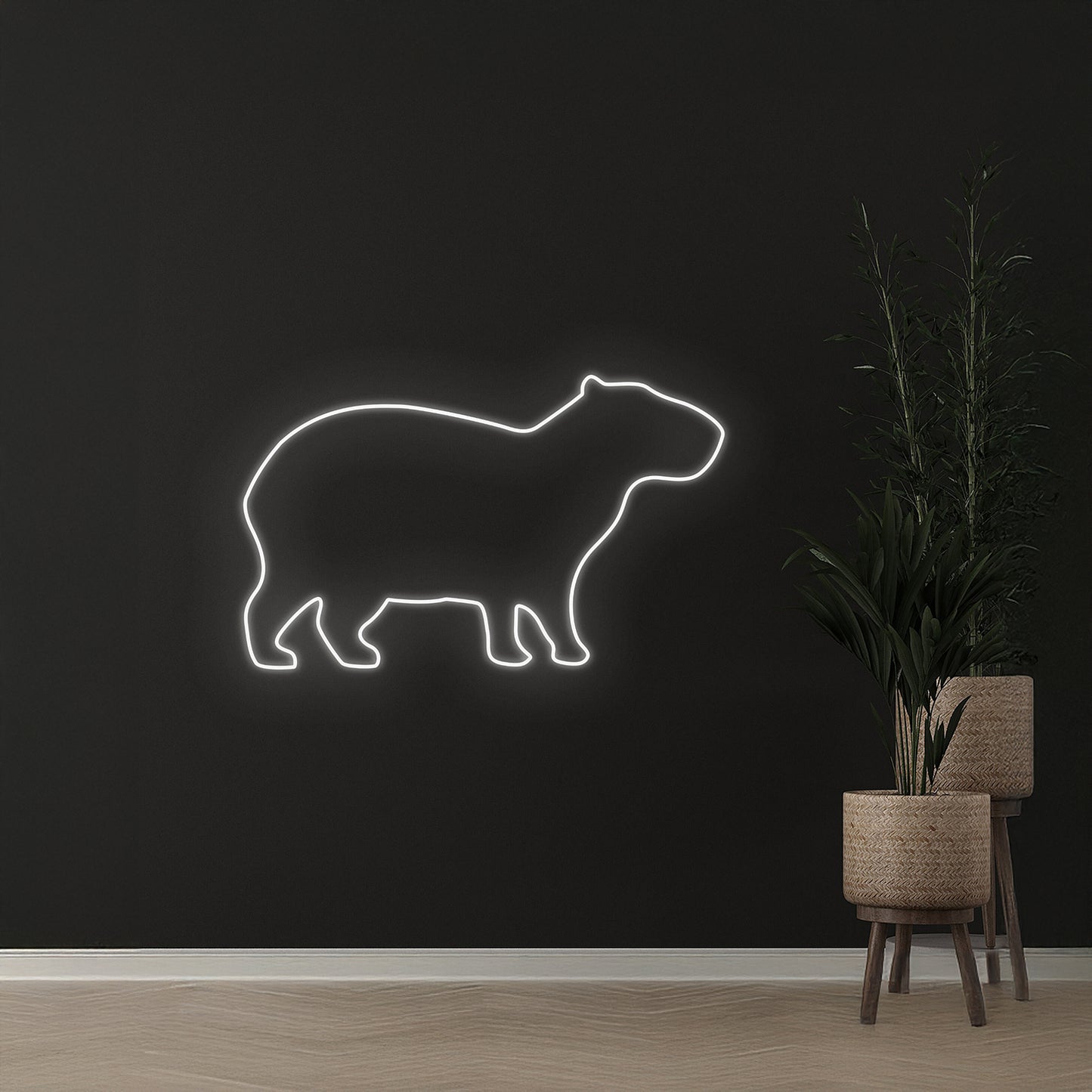 Capybara Neon Sign